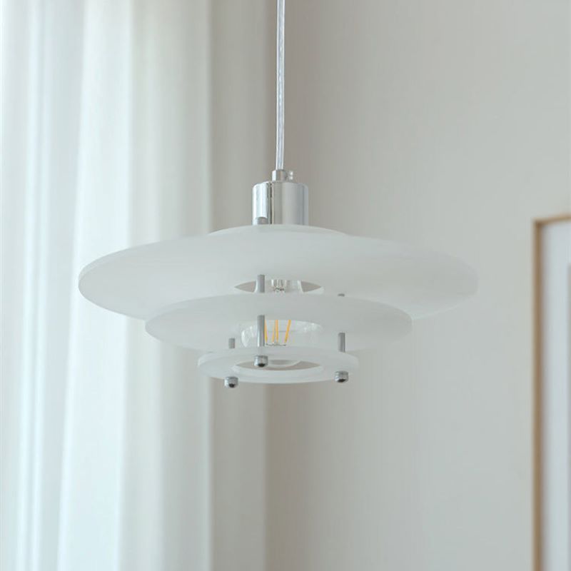 Modern acrylic pendant light fixture - Cairns style