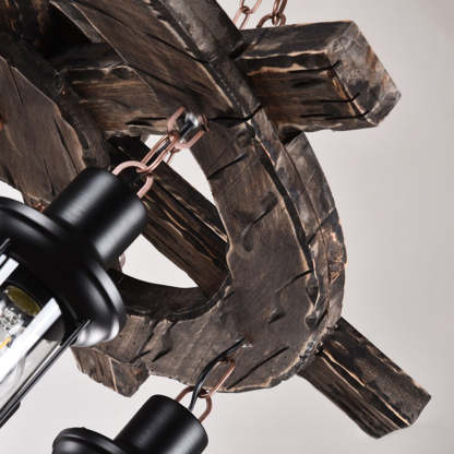 Retro rudder pendant light detail, Las Sola lighting