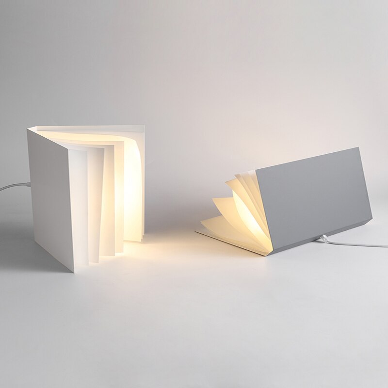 Sienna Artistic Book Shape Fabric Pendant Light