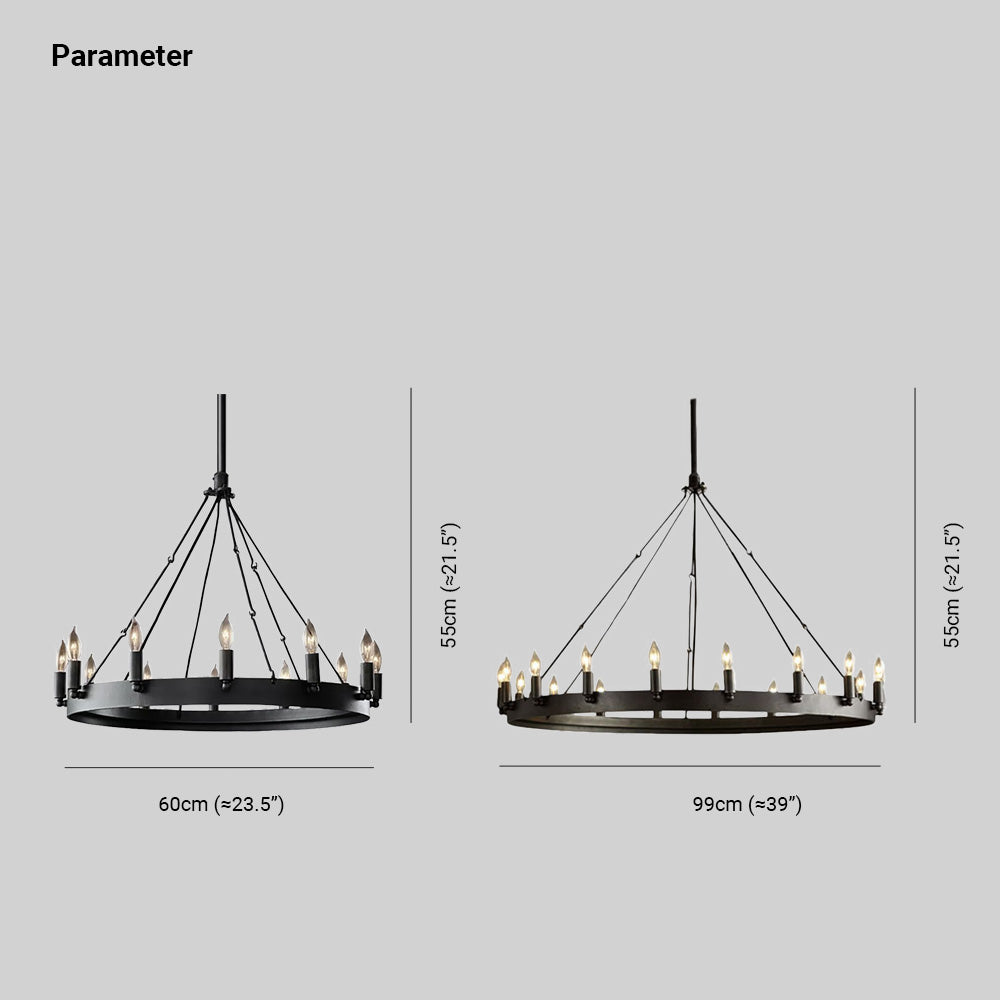 Alessio Pendant Light Dimensions