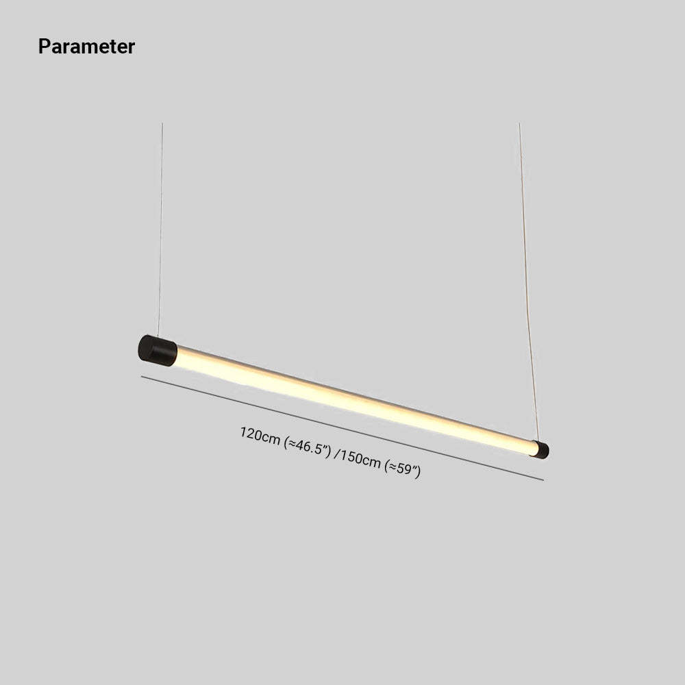 Edge Minimalist Linear Pendant Light dimension