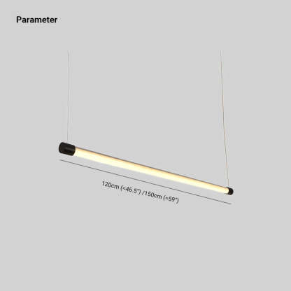 Edge Minimalist Linear Pendant Light dimension