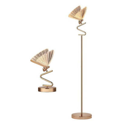 Kady Modern Butterfly Floor Table Lamp Living Room Bedroom