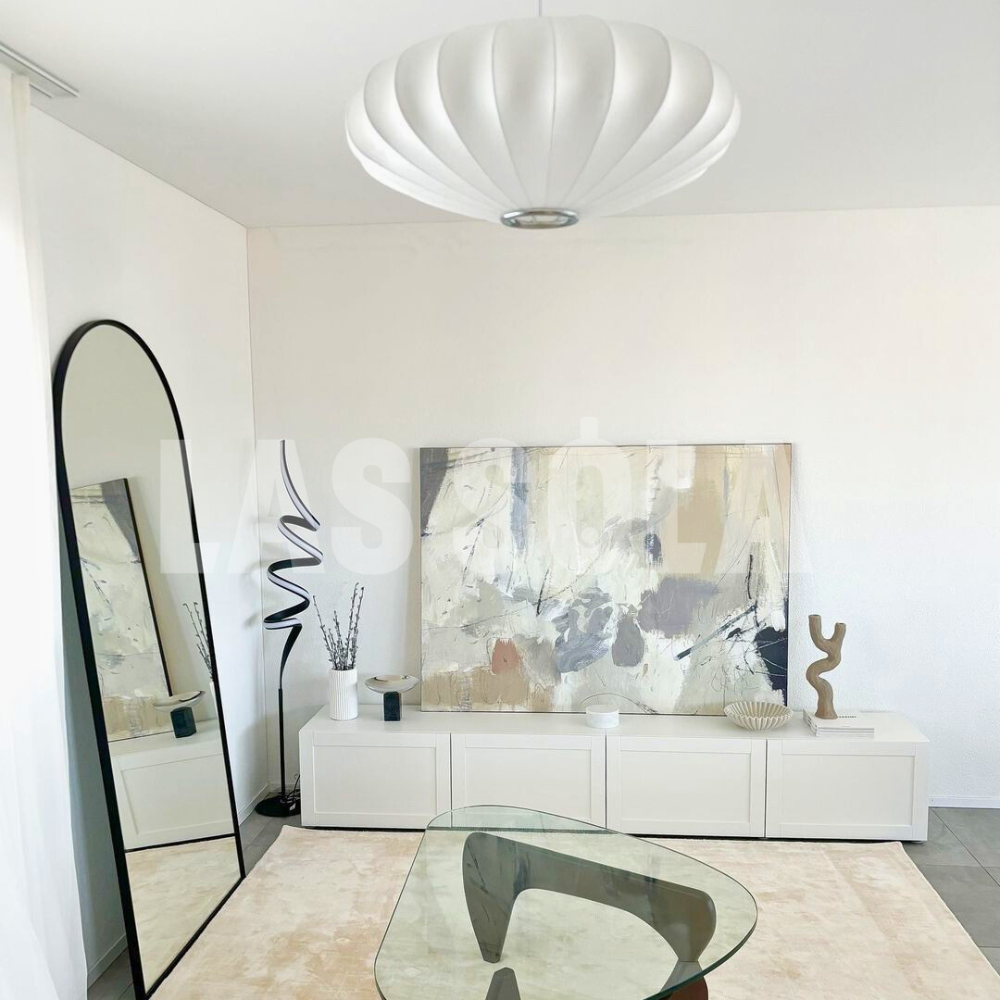 Renée Vintage Artificial White Silk Shade Single Pendant Light