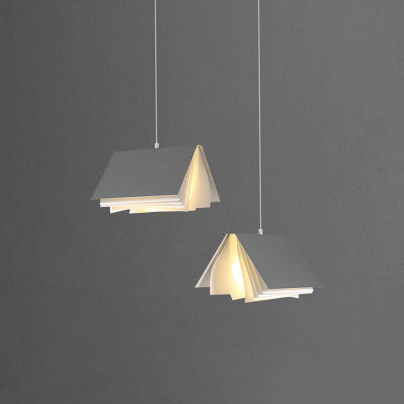 Sienna Artistic Book Shape Fabric Pendant Light