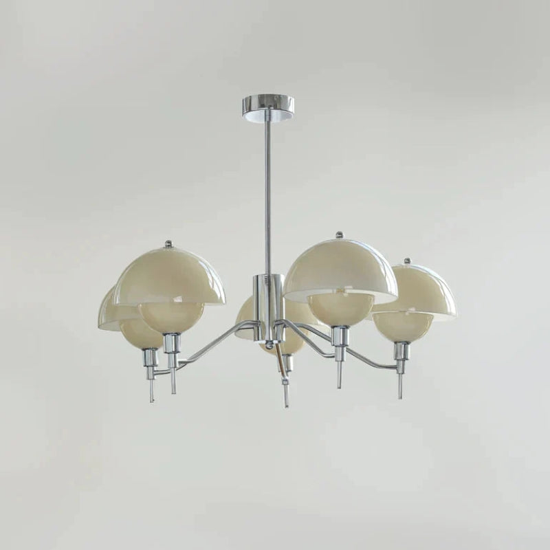 Hailie Modern Glass Metal Pendant Light Bedroom Study
