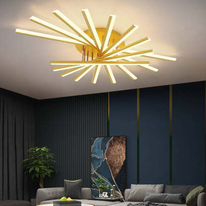 Quinn Linear Flush Mount Ceiling Light, 4 Colour