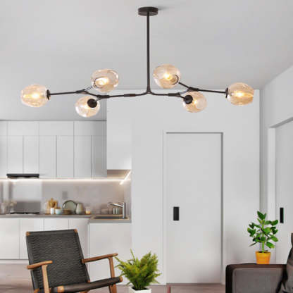 Valentina Nordic Modern Glass Pendant Light Clear Bubble