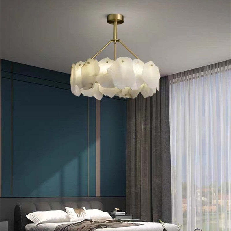 Marilyn Modern Marble Round Pendant Light Living Room