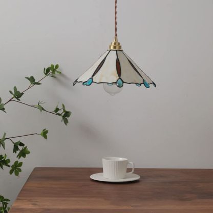Eryn Vintage Pendant Light Metal/Glass Bedroom/Living Room/Hallway