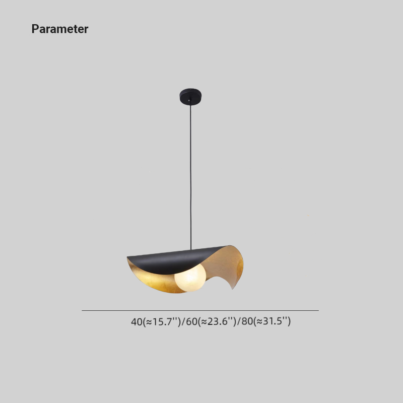 Eveline Pendant Light, Pure Copper & Dolomite, Dia 40/40/80CM