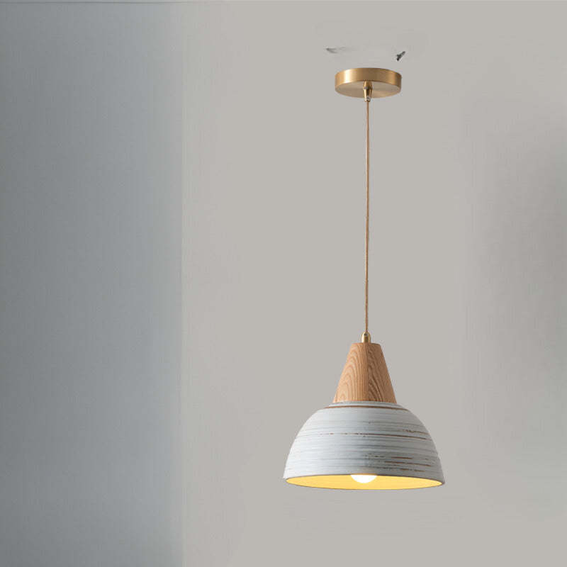Ozawa Nordic LED Pendant Light Metal Ceramic Wood Bedroom