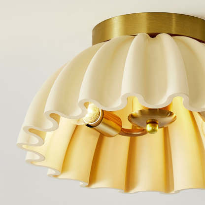 Nordic modern dome flower ceiling light