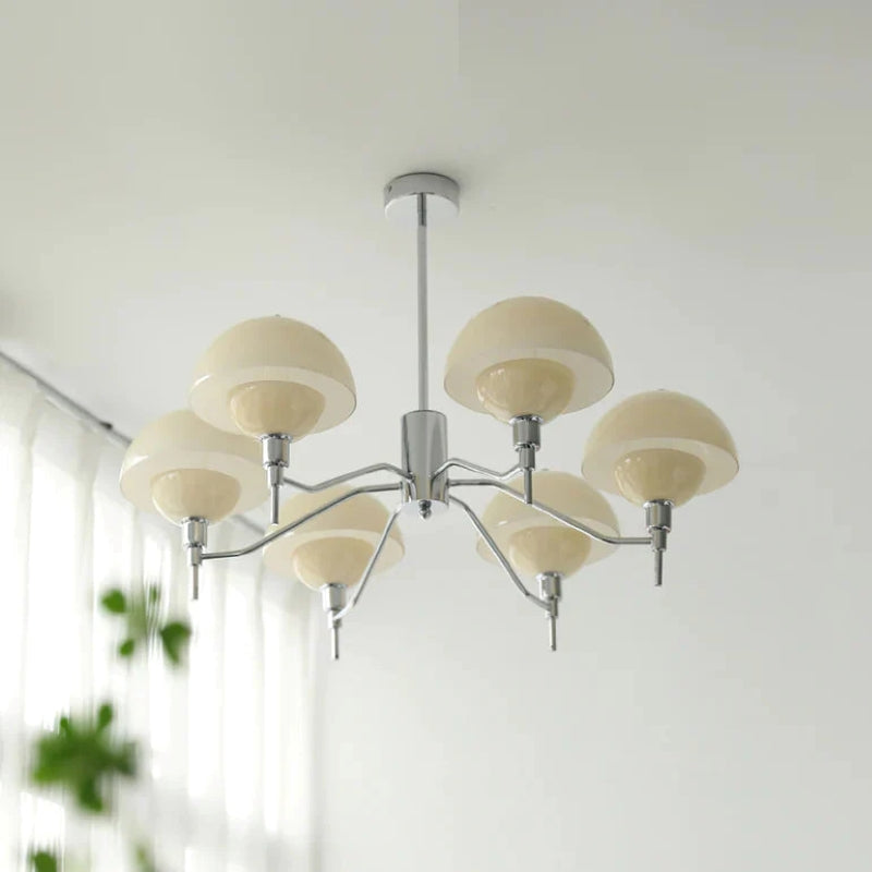 Hailie Modern Glass Metal Pendant Light Bedroom Study