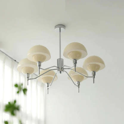 Hailie Modern Glass Metal Pendant Light Bedroom Study