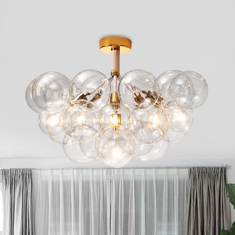 Valentina modern multi-globe ceiling light fixture