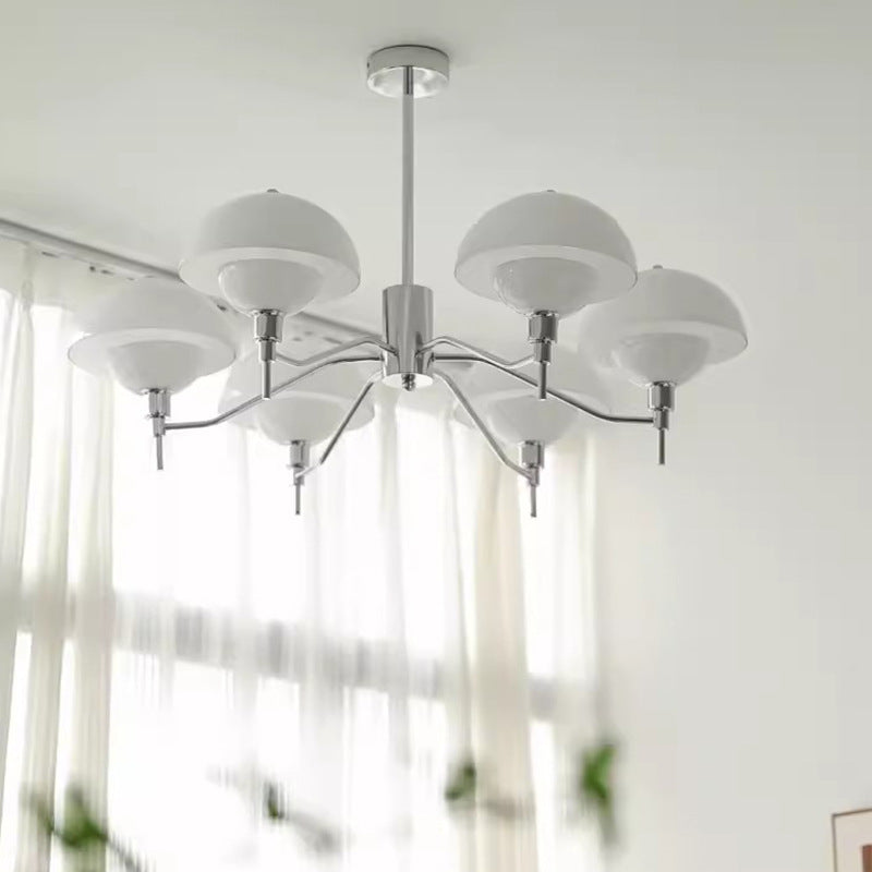 Hailie Modern Glass Metal Pendant Light Bedroom Study