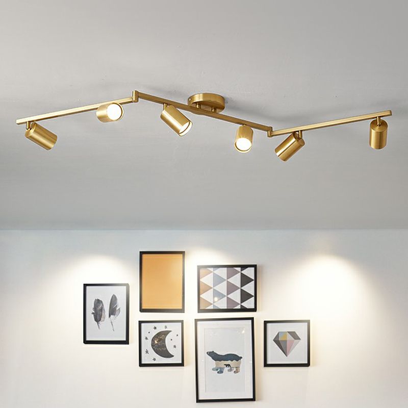 Haney Modern Ceiling Light Spotlight Cast 3 Color 3/4/5/6 Head