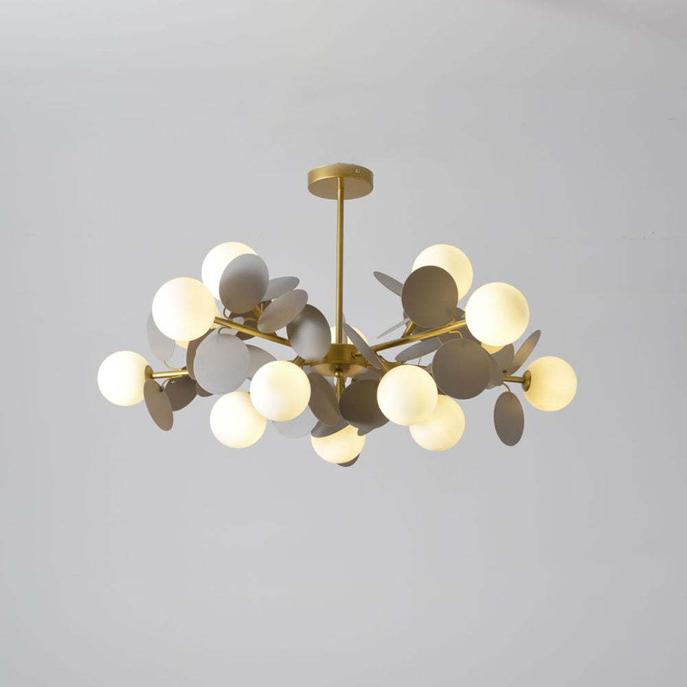 Jevon Multicolored Flower Branch Chandelier, Living Room
