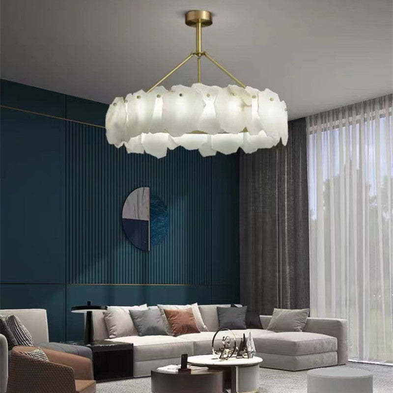 Marilyn Modern Marble Round Pendant Light Living Room