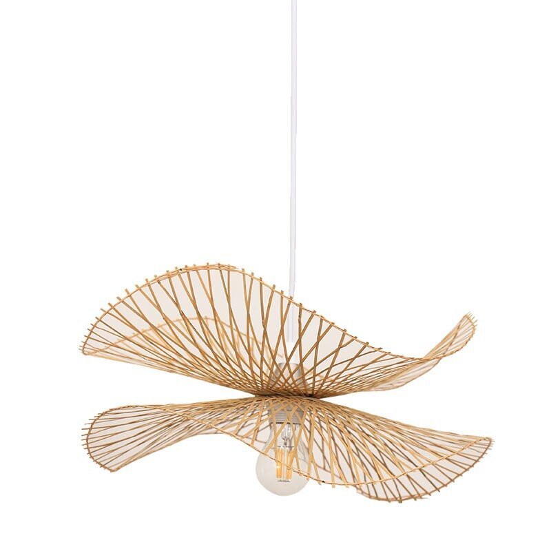 Muto Elegance Woven Nature Rattan Pendant Light