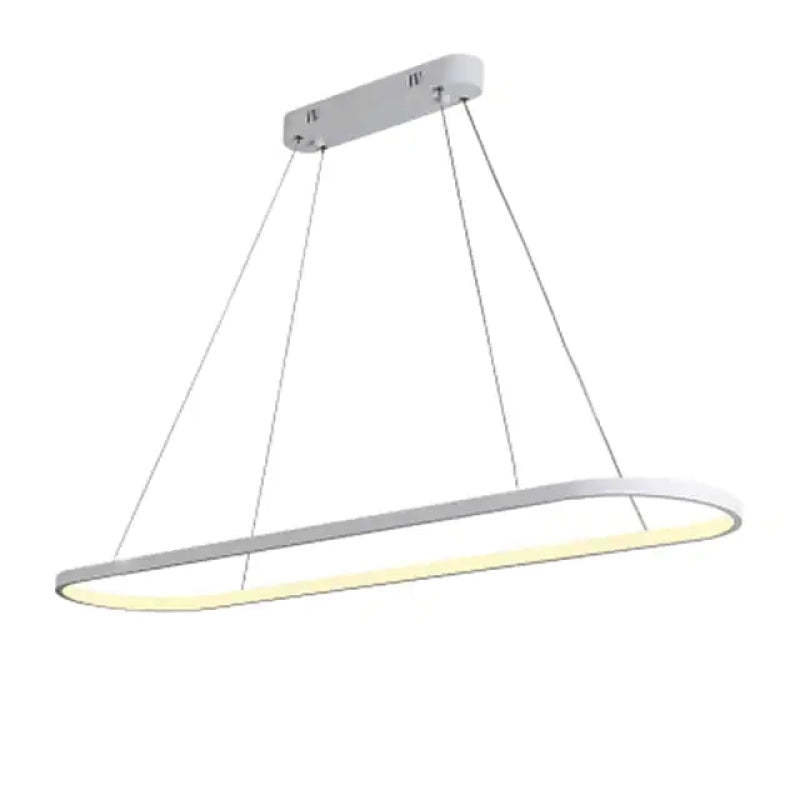 Edge Minimalist Oval Interior Hanging Pendant Light