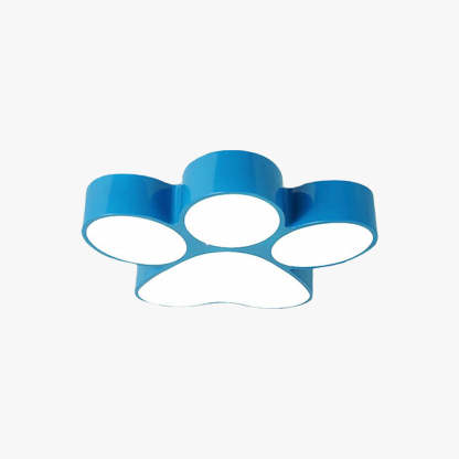 Freja Modern Dog Paw Acrylic Children Ceiling Flush Mount Light