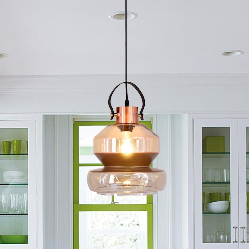 Alessio Glass Pendant Light - modern kitchen lighting