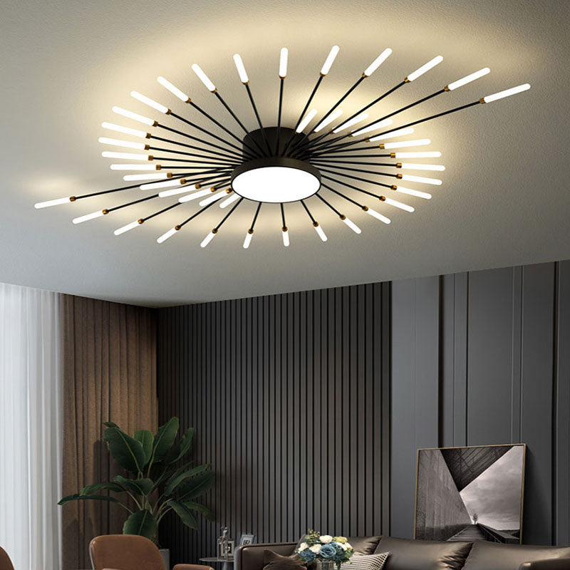Lowry Modern Home Decoration Fireworks LED Ceiling Light