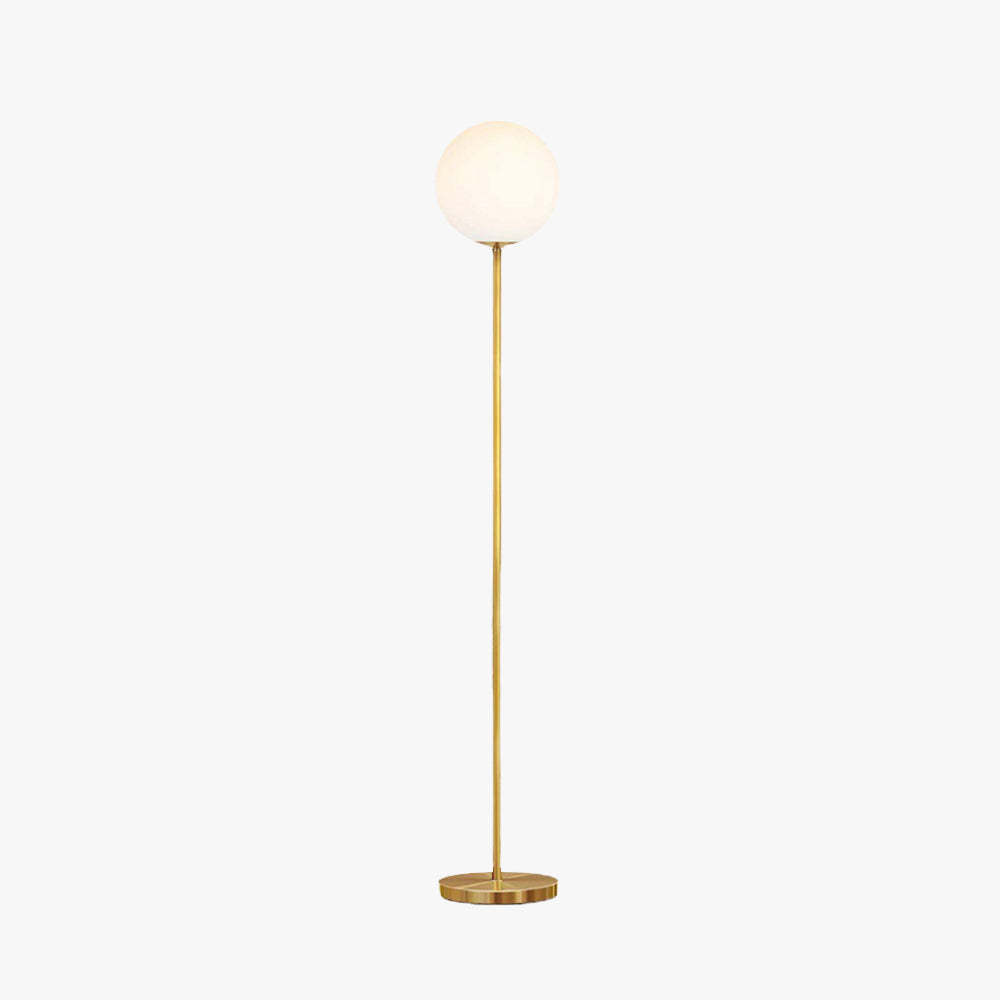 Valentina Simple Single Glass Bubble Floor Lamp