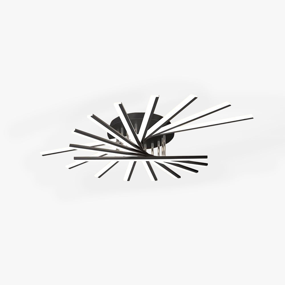 Quinn Linear Flush Mount Ceiling Light, 4 Colour