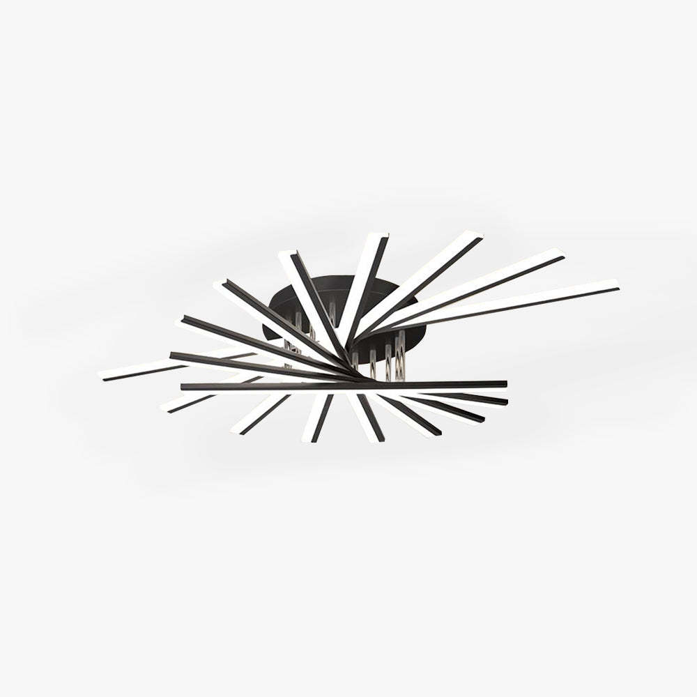 Quinn Linear Flush Mount Ceiling Light, 4 Colour