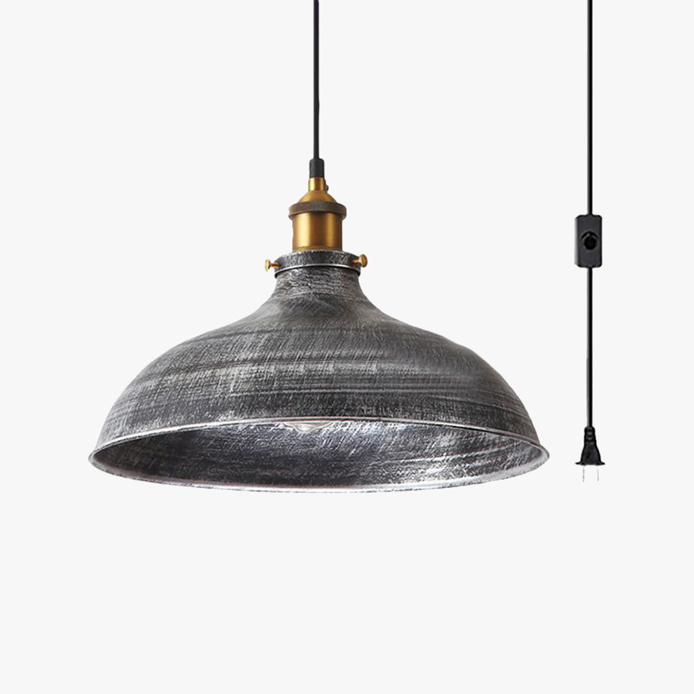 Alessio Distressed Metal Pendant Light