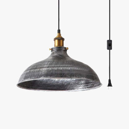 Alessio Distressed Metal Pendant Light