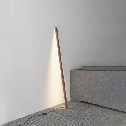Ozawa Minimalist Linear Nature Wooden  Floor Lamp