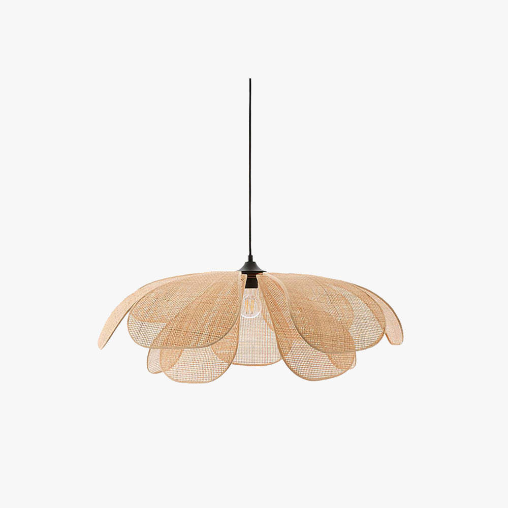 Ritta Handmade Pendant Light, Rattan/Willow Weave