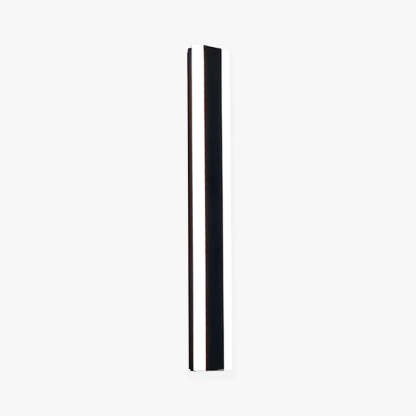 Orr Minimalist linear Metal Outdoor Wall Lamp, Black