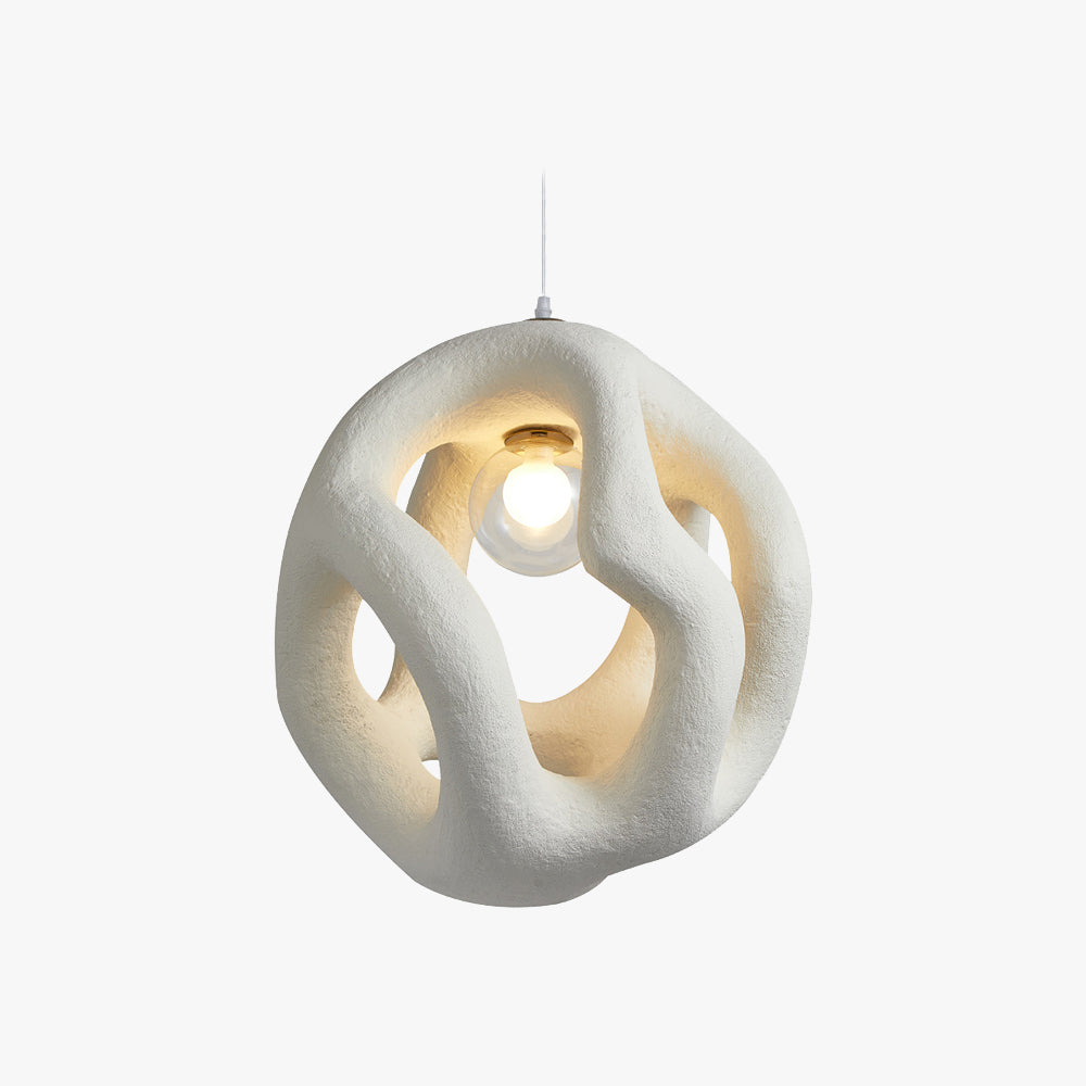 Byers Modern Metal/Resin White/Black Pendant Light