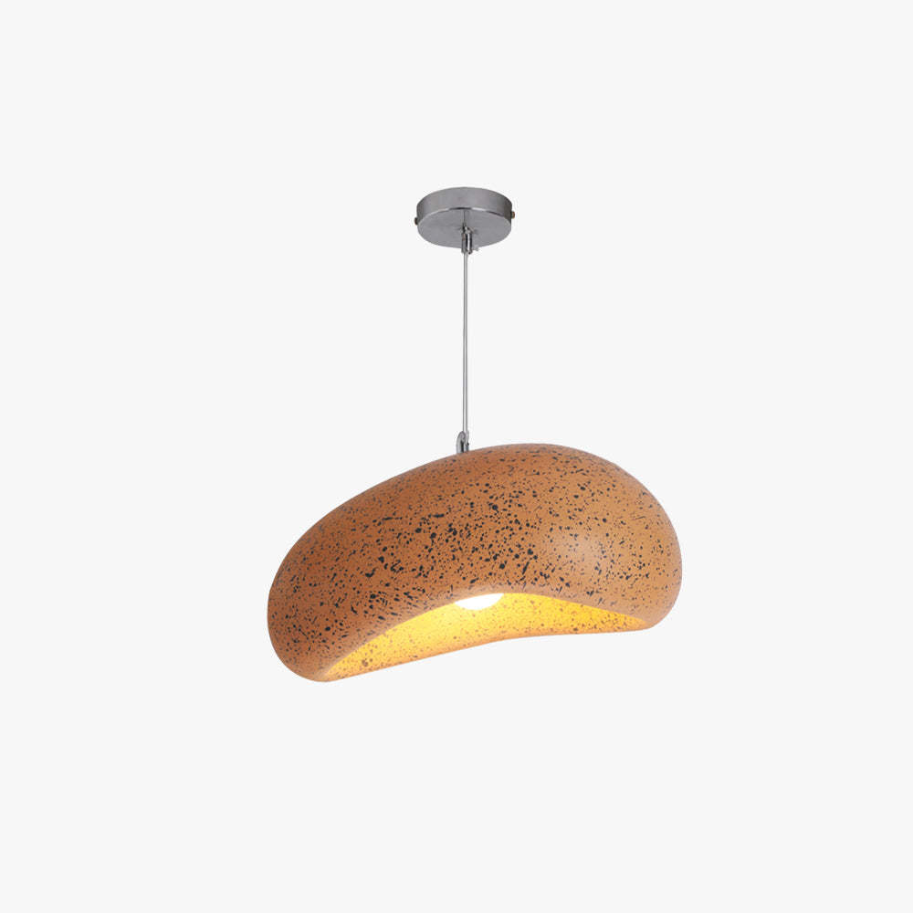 Byers Wabi Sabi Bread Shape Resin Pendant Light, 4 Color