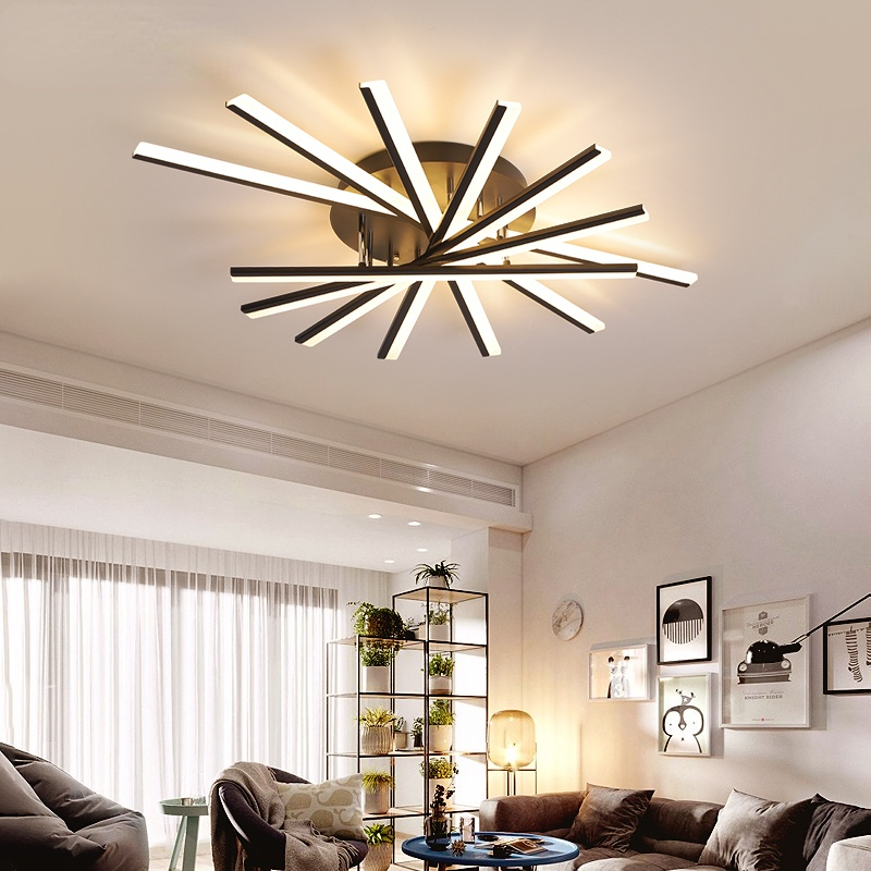 Quinn Linear Flush Mount Ceiling Light, 4 Colour