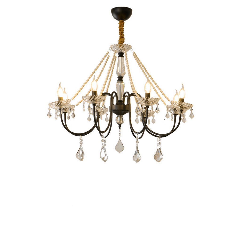 Marilyn Vintage Classical Glass Chandelier Pendant Light Living Room Bedroom