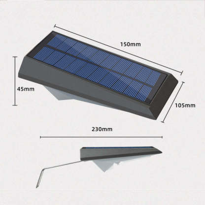 Orr Solar Outdoor Wall Lamp Motion Sensor 18 LED For Garden