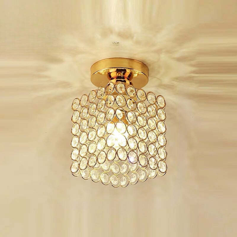 Herbert Modern Flush Mount Ceiling Light Black Gold Glass Bedroom
