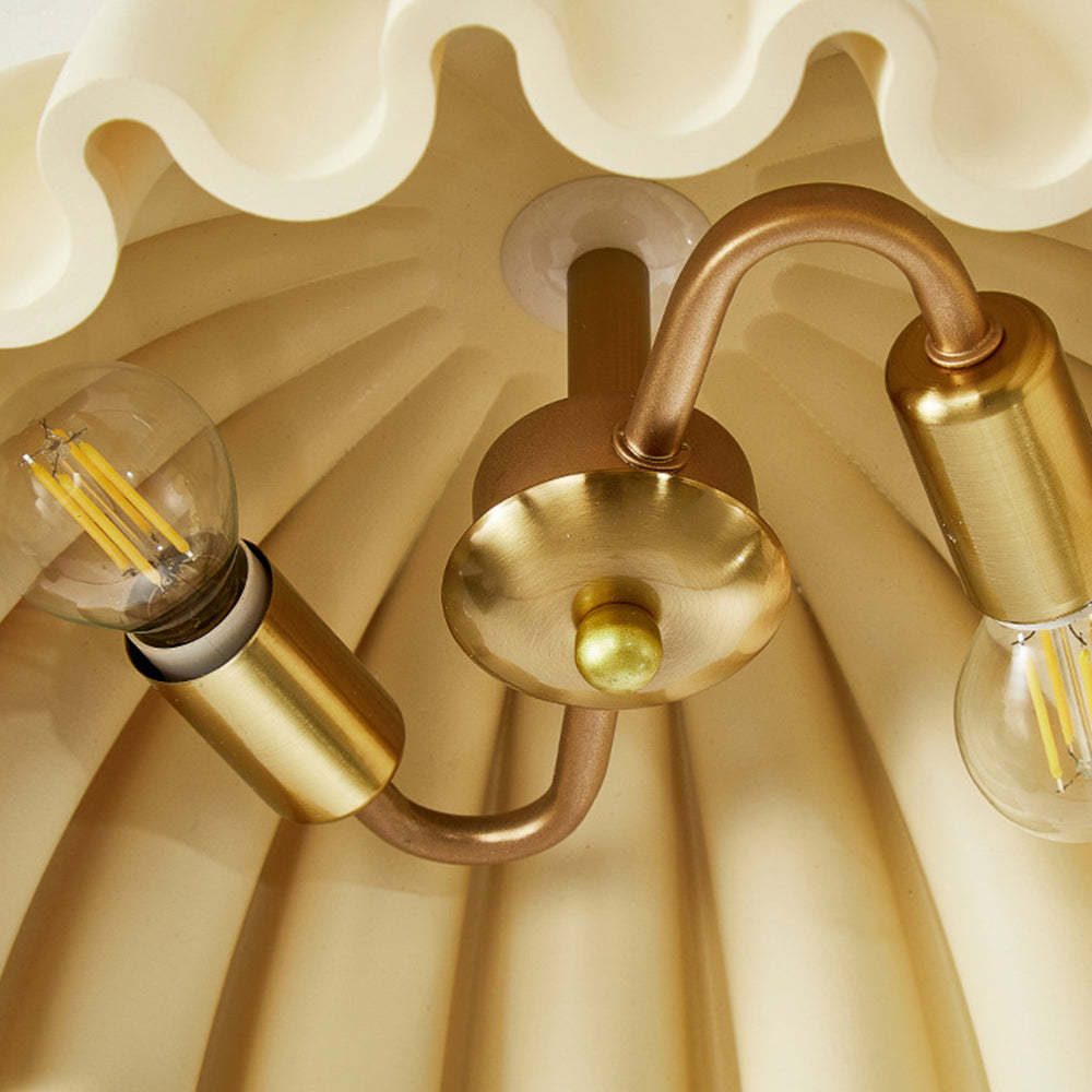 Byers Nordic Ceiling Light detail, close up of the bulb.