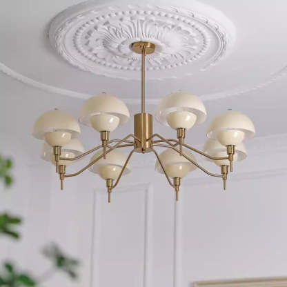 Hailie Modern Glass Metal Pendant Light Bedroom Study