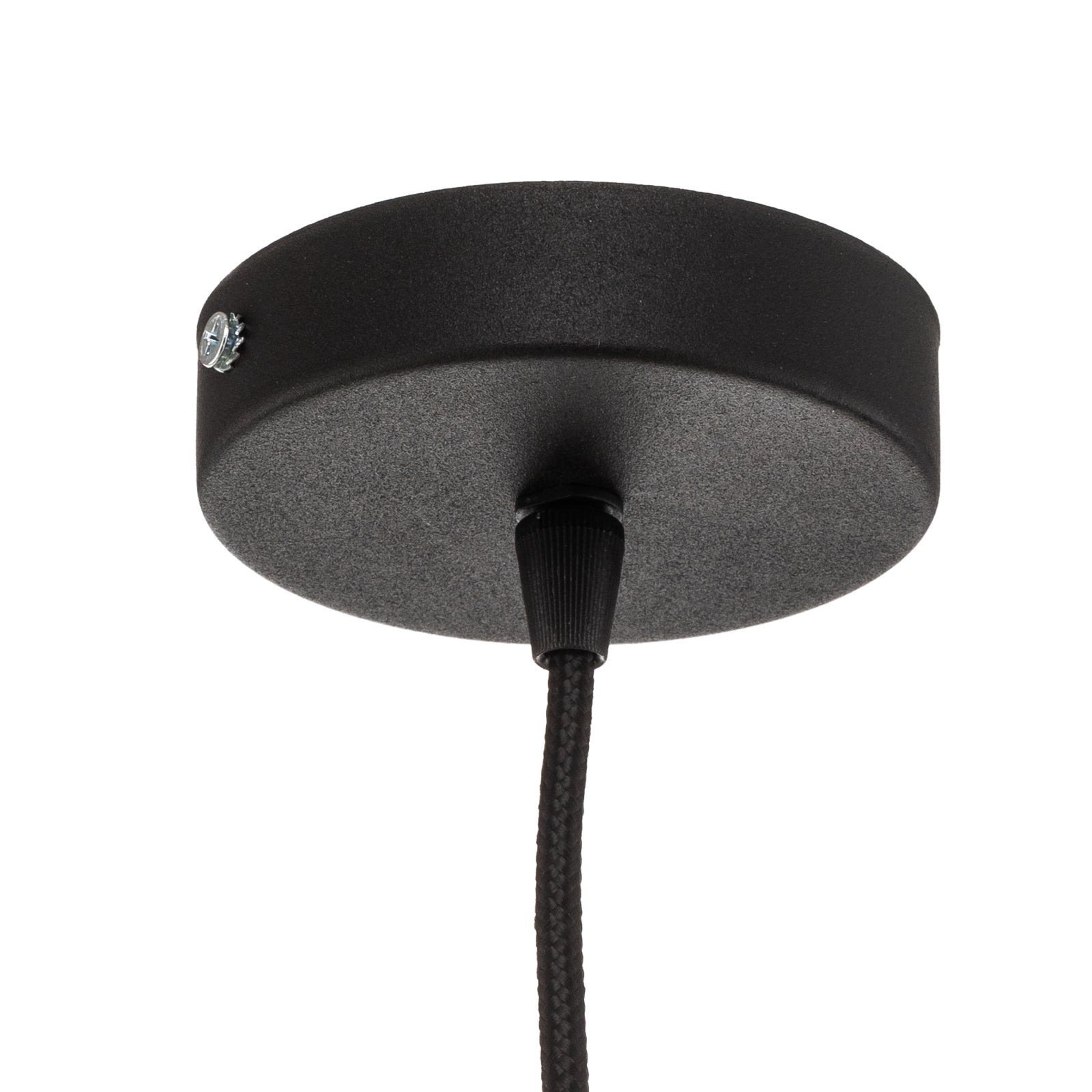 Morandi pendant light ceiling mount, black finish
