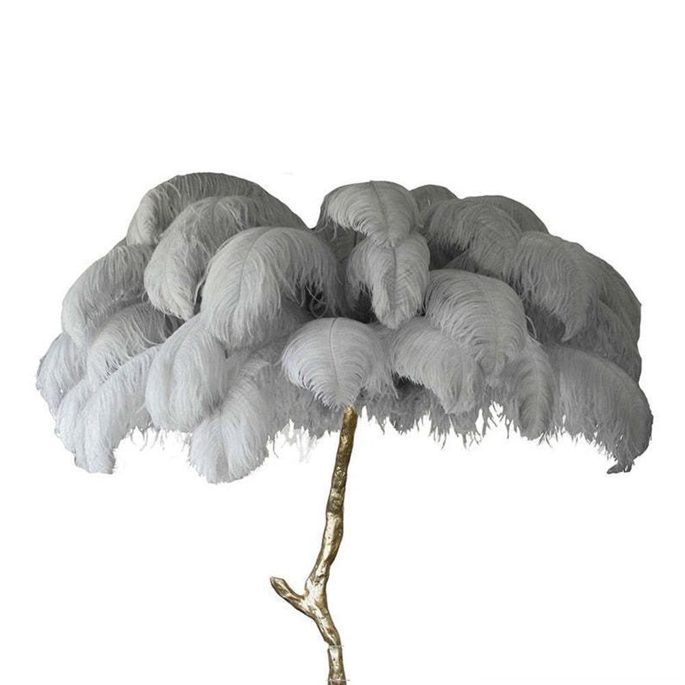 O'Moore Nordic Luxury Unique Ostrich Feather Floor Lamp/Table Lamp