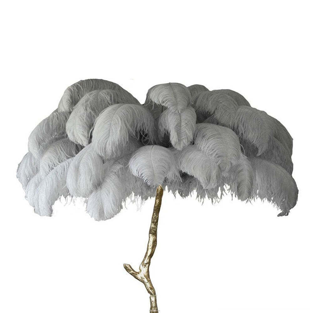O'Moore Nordic Luxury Unique Ostrich Feather Floor Lamp/Table Lamp