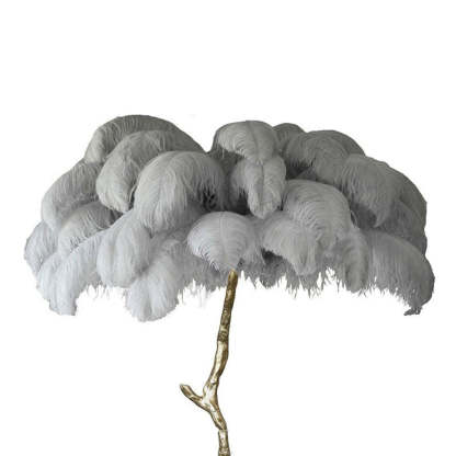 O'Moore Nordic Luxury Unique Ostrich Feather Floor Lamp/Table Lamp