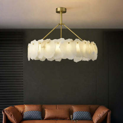 Marilyn Modern Marble Round Pendant Light Living Room